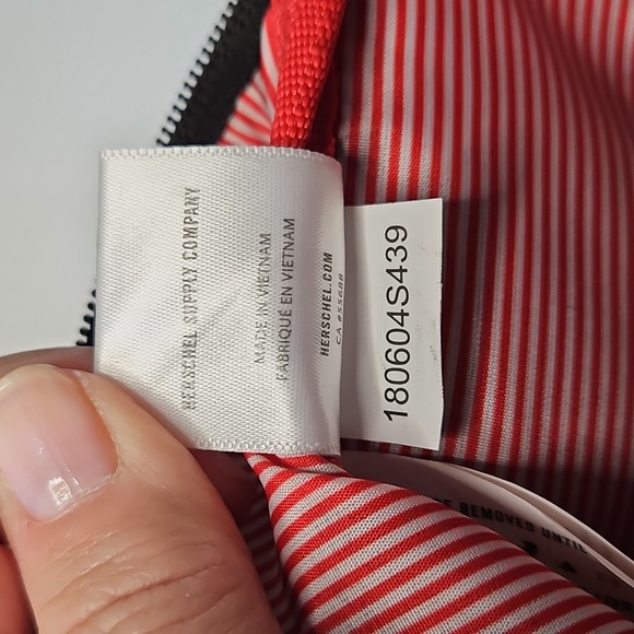 Herschel Black Canvas Belt Bag/ Hip Pack - Picture 12 of 13